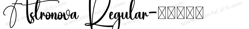 Astronova Regular字体转换